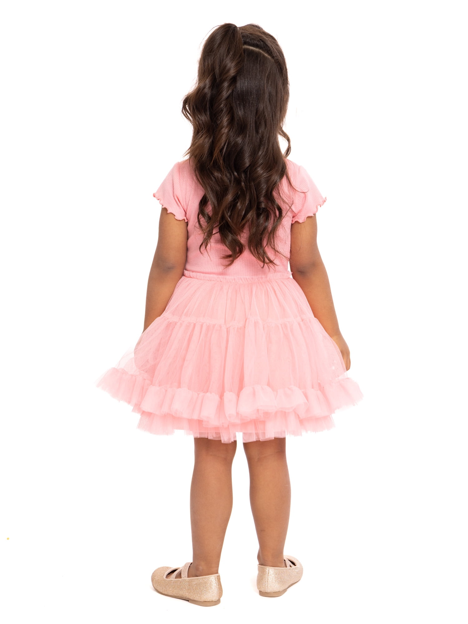 Strawberry Shortcake Toddler Girls Graphic Tutu Dress with Short Sleeves, Sizes 12M-5T