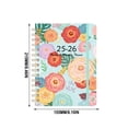 thumbnail image 3 of Kchsji 2025 Personalized Weekly Monthly Planner Flower Schedule English Diary A5 Coil Binding Notebook for Daily Planning Goal Tracking Note Taking Business Personal Organizer Large Writing Space, 3 of 9