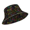 thumbnail image 2 of Kdxio Reflective Bucket Hat - Color Summer Print Bucket Hat for Men,Women, 2 of 9