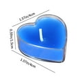 thumbnail image 4 of YIMWNYI Heart-Shaped 9 PVC Scented Candles - Romantic Tanabata Birthday Love Dinner Candle Set, 4x4x1.5cm, Multi-Color Wax for Home Decor and Special Occasions, 4 of 6