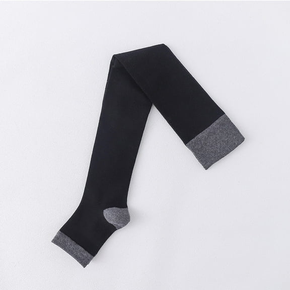 ICHUANYI Women's Fashion Over Knee High Socks Soft Solid Cotton Thigh High Socks