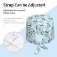 thumbnail image 3 of Vsdgher Cute Panda Bear Men Women Adjustable Cap Working Hat Tie Back Cap, Work Cap, 3 of 7