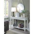 thumbnail image 1 of Pemberly Row Table Console Contemporaine, Fini Bois Blanc, 1 of 4