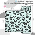thumbnail image 5 of Light Blue and Black Of Leopard Print Toddler Nap Mats for Kids Preschool,Sleeping Mat Bag or Kids,Toddler Sleeping Bag,Toddler Nap Mat or Daycare, 5 of 6