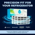 thumbnail image 2 of Fresh Carbon Technology Refrigerator Air Filter, 15x Better at Deodorizing, for Whirlpool, 3-Pack, 2 of 8