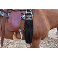 thumbnail image 5 of Horse 30"  Western 27 Strand Double Weave Black Mohair Roper Cinch 97RT07BK-30, 5 of 5