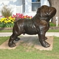thumbnail image 3 of Nifao Bulldog Giant Bronze Statue – Garden Outdoor Decor Sculpture, 62"L x 26"W x 44"H, 3 of 14