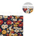 thumbnail image 5 of Yayeee Shower Curtain with Hooks 72"x72" Waterproof Fabric Bathroom Hanging Decor, Red Floral, 5 of 5