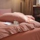 thumbnail image 5 of Xiao Hua Juego de sábanas, juego de sábanas y fundas de almohada, juego de cama individual, ropa de cama de hotel, decoración del hogar (naranja), 5 of 5