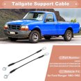 thumbnail image 2 of No.38505/E4TZ9843052A/E4TZ9843053A/E9TZ9943052B/E9TZ9943053B Tailgate Support Cables for Ford for Ranger 1983-1992 Tailgate Lift Cable, 2 of 7