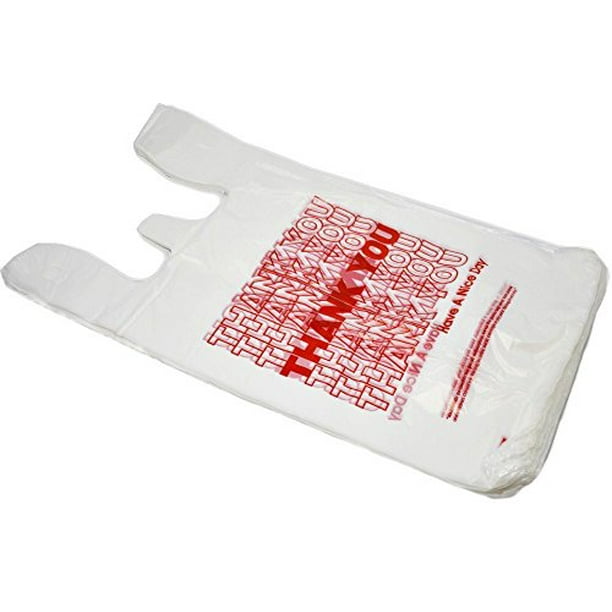Thank You Bags ,Reusable Plastic Grocery Bags Great Bags for Shopping