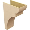 thumbnail image 5 of 12"W x 24"D x 36"H Classic Yorktown Rough Cedar Woodgrain TimberThane Corbel, Primed Tan, 5 of 6