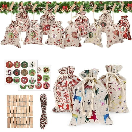 Jute Sack Advent Calendar Advent Calendar To Fill Yourself Advent Jute Sack Advent Calendar Advent Calendar To Fill Yourself Advent