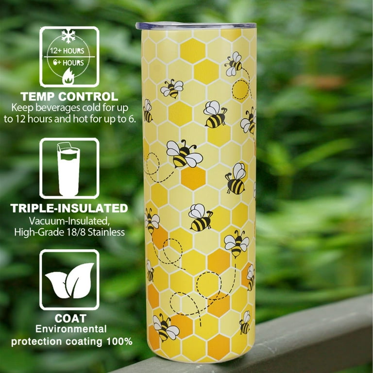 Cool Gear 4-Pack 20 oz Shady Fruit Tumbler With Pressure Fit Lid & Str