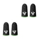 thumbnail image 3 of Sidaley 10 piezas para juegos de teléfonos móviles Mangas para los dedos Sensible a prueba de sudor Guantes antideslizantes Anti-huellas Verde Tipo 2 2piezas, 3 of 6