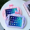 thumbnail image 2 of Adecuado para funda protectora de ipad air4 de silicona con ranura para bolígrafo 9,7, funda de silicona para tableta mini5/6 con dibujos animados, 2 of 5