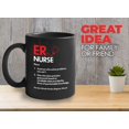thumbnail image 2 of Nurse Practitioner Coffee Mug 11 oz, Brain of A Doctor Heart of A Nurse Unique Gift for Medical Student Clinical NP RN Graduation, White, 2 of 2