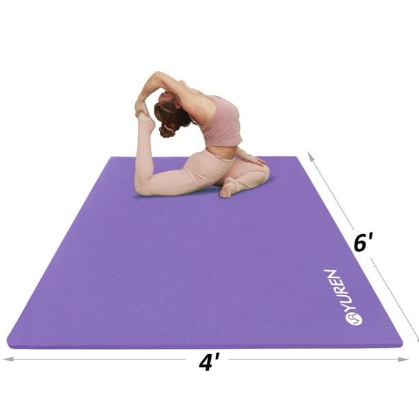 RYTMAT Extra Large Yoga Mat 78"x51" 10mm Foam Thick Exercise Mats