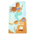 thumbnail image 3 of Disney Little Mermaid Cotton Kids Beach Towel, 28" X 58", 3 of 8