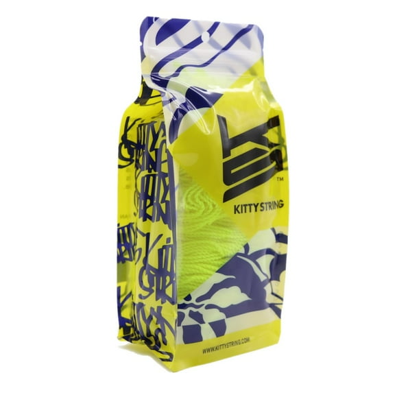 Kitty String First Class 100 Pack Yo-Yo String - Fat YoYo String (Yellow)