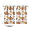 thumbnail image 4 of Fall Kitchen Curtains 39 Inch Short - 32Panel Set, Autumn Harvest Print, Rod Pocket Window Treatment for Thanksgiving, Farmhouse, Cafe, Living Room - Machine Washable, 4 of 4