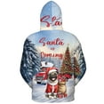thumbnail image 2 of Santa is Coming Pug Merry Christmas Xmas Noel Truck Tree All Over Print 3D Hoodie Unisex Merch Hoodies Dog Lover Gifts - 02023, 2 of 6