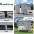 thumbnail image 6 of Fiberglass Travel Trailer Cover 8'-10' 88" Wider Fiberglass Camper Cover Upgraded 7 Layers Top RV Cover Windproof Strap Toy Hauler Cover, 6 of 6