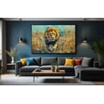 thumbnail image 2 of Animal Wall Art Picture Lion Animal Wall Decor Canvas Wall Art For Livingroom Bedroom Office, 2 of 7