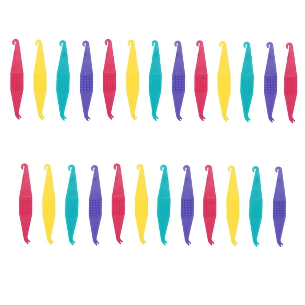 Labymos 25 pièces élastiques multicolores en caoutchouc pour accolades  Placers élastiques orthodontiques jetables 