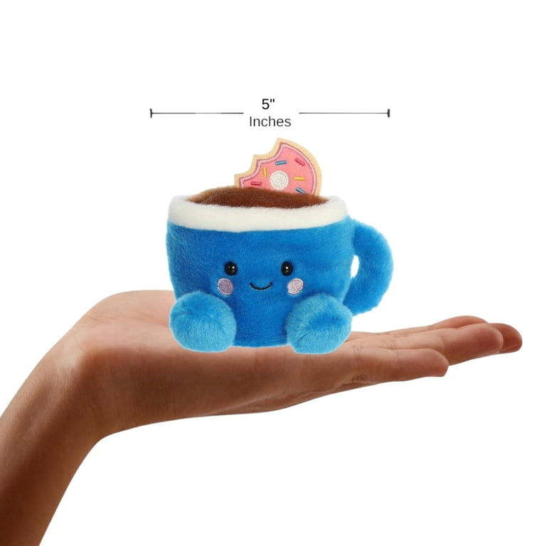 Aurora, Plush Toy, 5-Inch Coffee Donut Stuffed Animal, Collectible