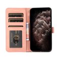 thumbnail image 5 of Feishell Slim Wallet Phone Case for Samsung Galaxy A03s (6.5 inch),Splicing PU Leather Shockproof Protection Magnetic Clasp Folio Credit Card Slots Flip Kickstand Phone Case,Rosegold, 5 of 7
