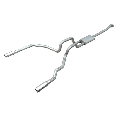 Full Cat Back Exhaust System - Pypes Performance Exhaust SFT25V Cat Back Exhaust System