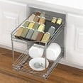 thumbnail image 2 of 4-Tier Drawer Spice Organizer Acrylic Spice Rack Tray Seasoning Bottle Storage Rack Kitchen Drawer Organizer Black, 2 of 7