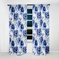 thumbnail image 3 of Designart "Dahlia Elegance In Neutrals II" Floral Blackout Curtain Panels, 3 of 4