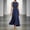 Blue, variant on ZGRBOU Women’s Polka Dot Maxi Dress Sleeveless Round Neck Bodycon Long Dress Elegant Ruffled Flowy A Line Dresses