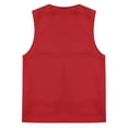 thumbnail image 4 of YONGHS Boys Girls Volunteer Activity Vest Sleeveless Waistcoat Buttons School Party Work Uniform Red S/10, 4 of 8