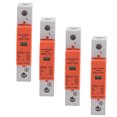 thumbnail image 3 of 1P Surge Protective Device DIN Rail Mounting SPD House Arrester Protector AC 420V RMU1-C60/C20/C40, Detachable Design, Made of PC Material, Convenient Wiring, Visible Window, 3 of 7