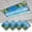 Blue, variant on Ocean Magnetic Fluorescent Light Covers for Ceiling Lights 2 x 4 Feet, Summer Palm Trees Blue Sky Beach Scenery Office Classroom Kitchen Drop Ceiling Light Covers Lighting Filters Shade Panel 4 Packs