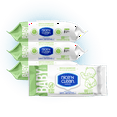 Nice N CLEAN Baby Wipes, Green Tea Cucumber Diaper Wipes, 4 FlipTop