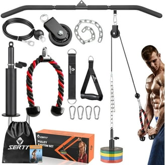 GymPin D-Handle Bar Cable Attachment - Adjustable Width Extendable