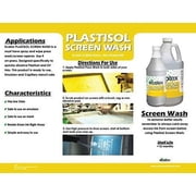 Ecotex® Screen Printing Plastisol Screen Wash Gallon - 128 oz.