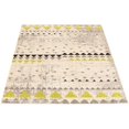 thumbnail image 3 of ECARPETGALLERY Modern Geometric Area Rug for Living Room Bedroom, Ivory Green Carpet, 5'3'' x 7'3'', 3 of 7