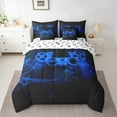 thumbnail image 2 of Castle Fairy Gradient Video Game Twin Bedding Sets 7-Piece for Kids Teens Adults,Abstract Ombre Game Controller Bedding Comforter Set Microfiber,Neon Lights Gamer Breathable Sheet Sets, 2 of 8