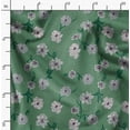 thumbnail image 2 of Soimoi Poly Canvas Green Fabric By the Yard - 56 Inch Wide - Leaves & Blossom Flower Floral Textile - Graceful and Botanical Patterns for Various Uses Printed Fabric, 2 of 6