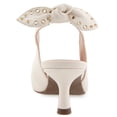 thumbnail image 3 of Kensie Olympia Grommet Bow Slingback Kitten Heel, 3 of 5