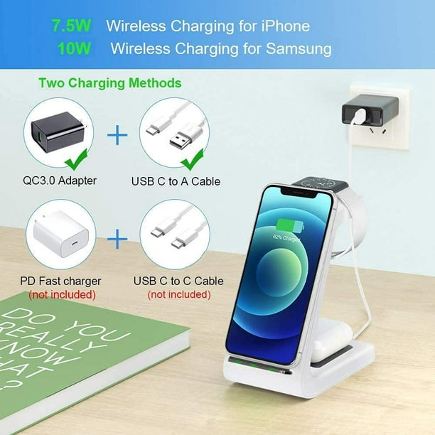 Chargeur induction pour Apple iPhone 13 mini Station de Charge sans fil