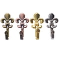 thumbnail image 4 of Injueey 1 par de ganchos de aleación de metal para cortinas, soporte para colgar, colgador de pared con borlas Tratamientos de ventanas bronce Injueey JJ18649-01, 4 of 6