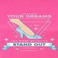 thumbnail image 3 of Disney Cinderella - Follow Your Dreams & Stand Out - Juniors Fitted Graphic T-Shirt, 3 of 5