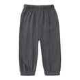 thumbnail image 5 of ITSAME Boys Tapered Sweatpants, with Pockets Cotton Elastic Waist Kids Casual Athletic Jogger Pants Gray 12-13T, 5 of 6