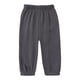 thumbnail image 3 of Niños pantalones niñas Color sólido suelto de ajuste casual deportivo cónico con bolsillos laterales cintura Niños niñas vestido pantalones, 3 of 6